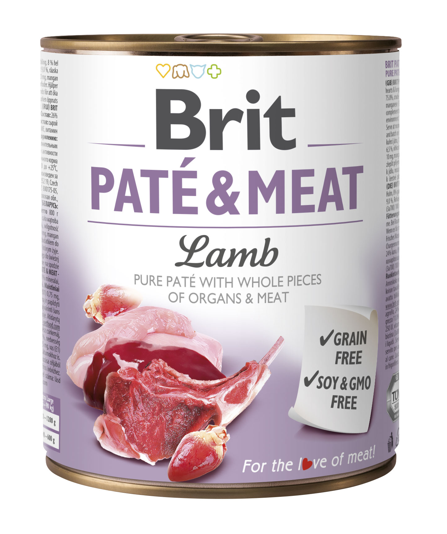 Levně Konzerva Brit Care Pate & Meat Lamb 800 g