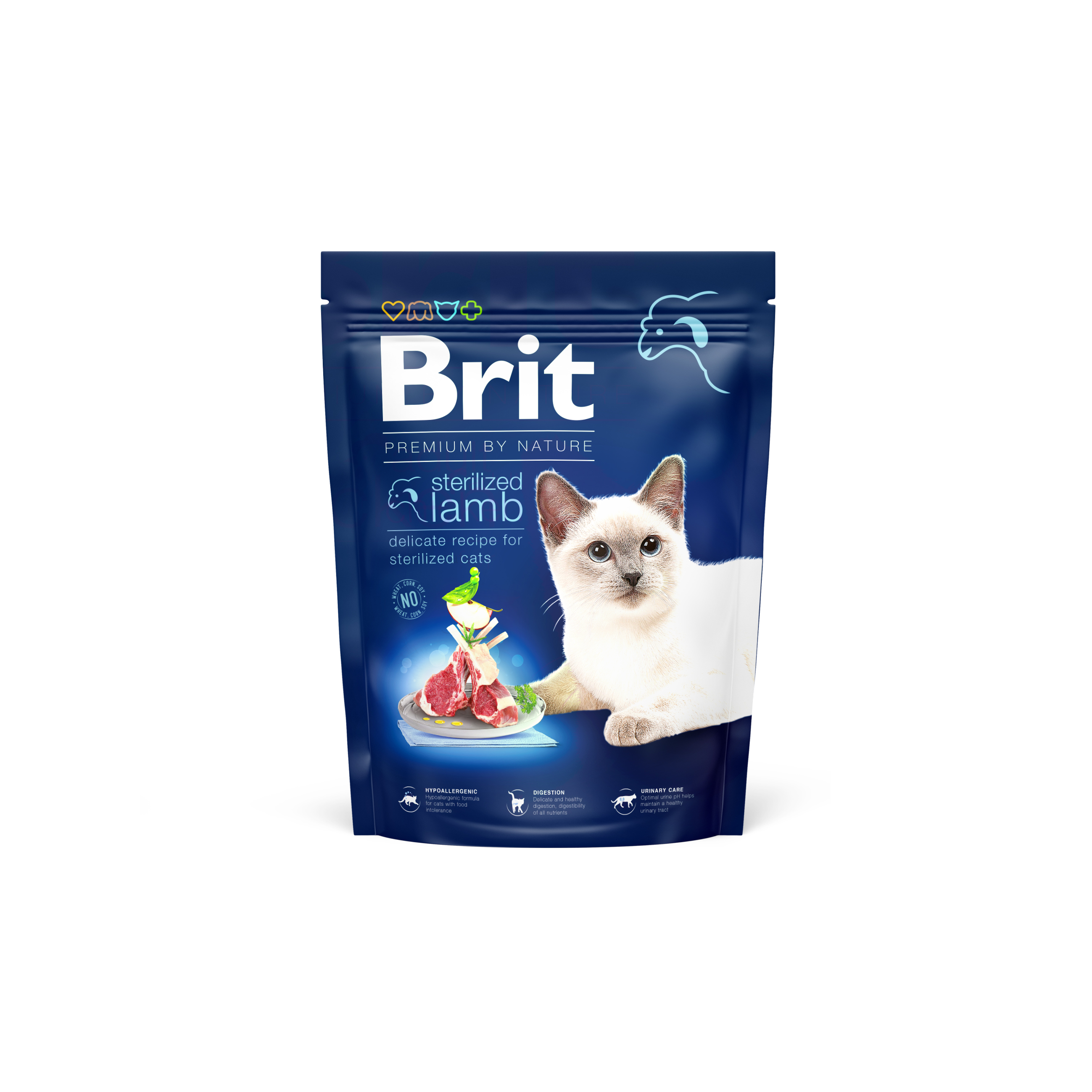 Levně Brit Premium by Nature Cat Sterilized Lamb 300 g