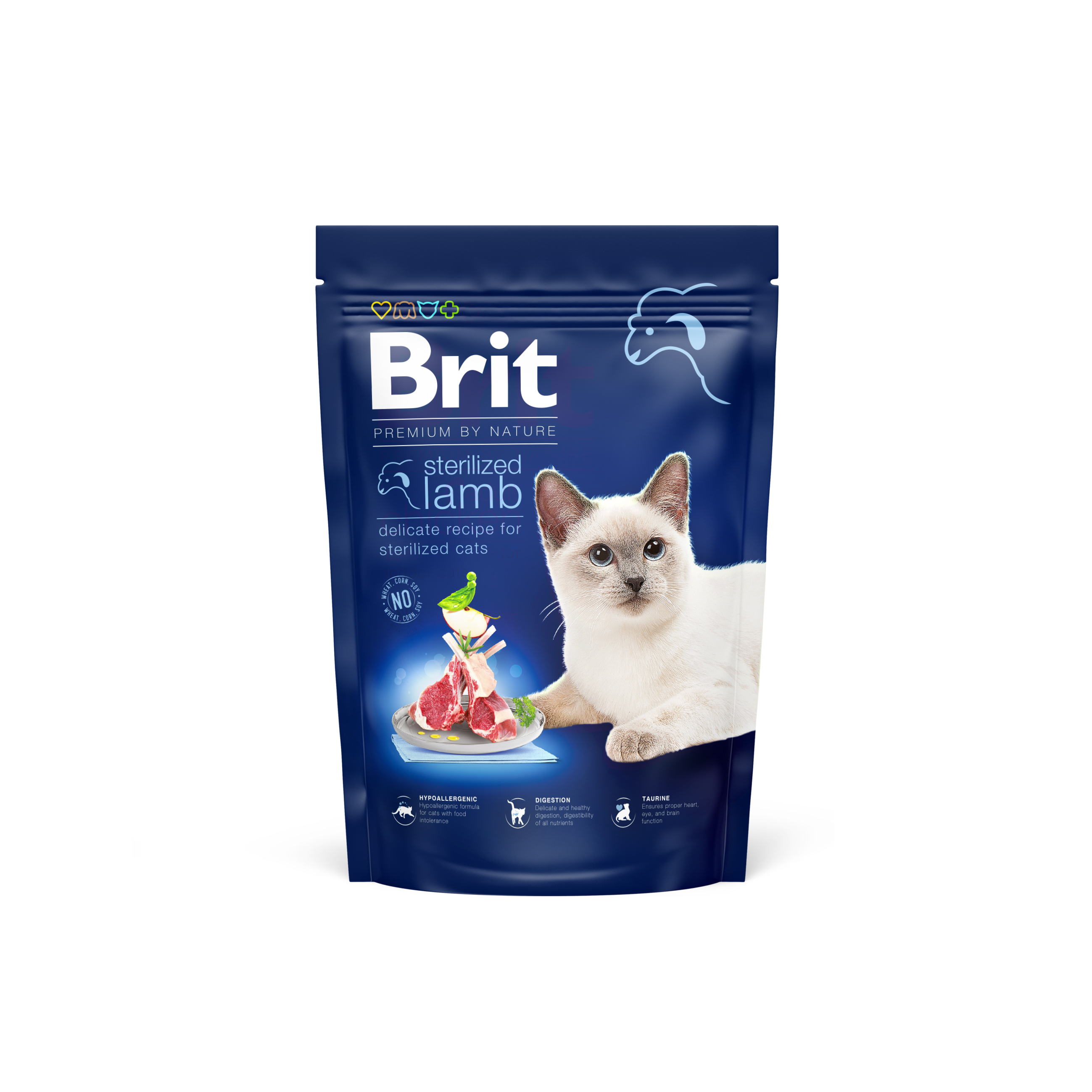 Brit Premium by Nature Cat Sterilized Lamb 800g