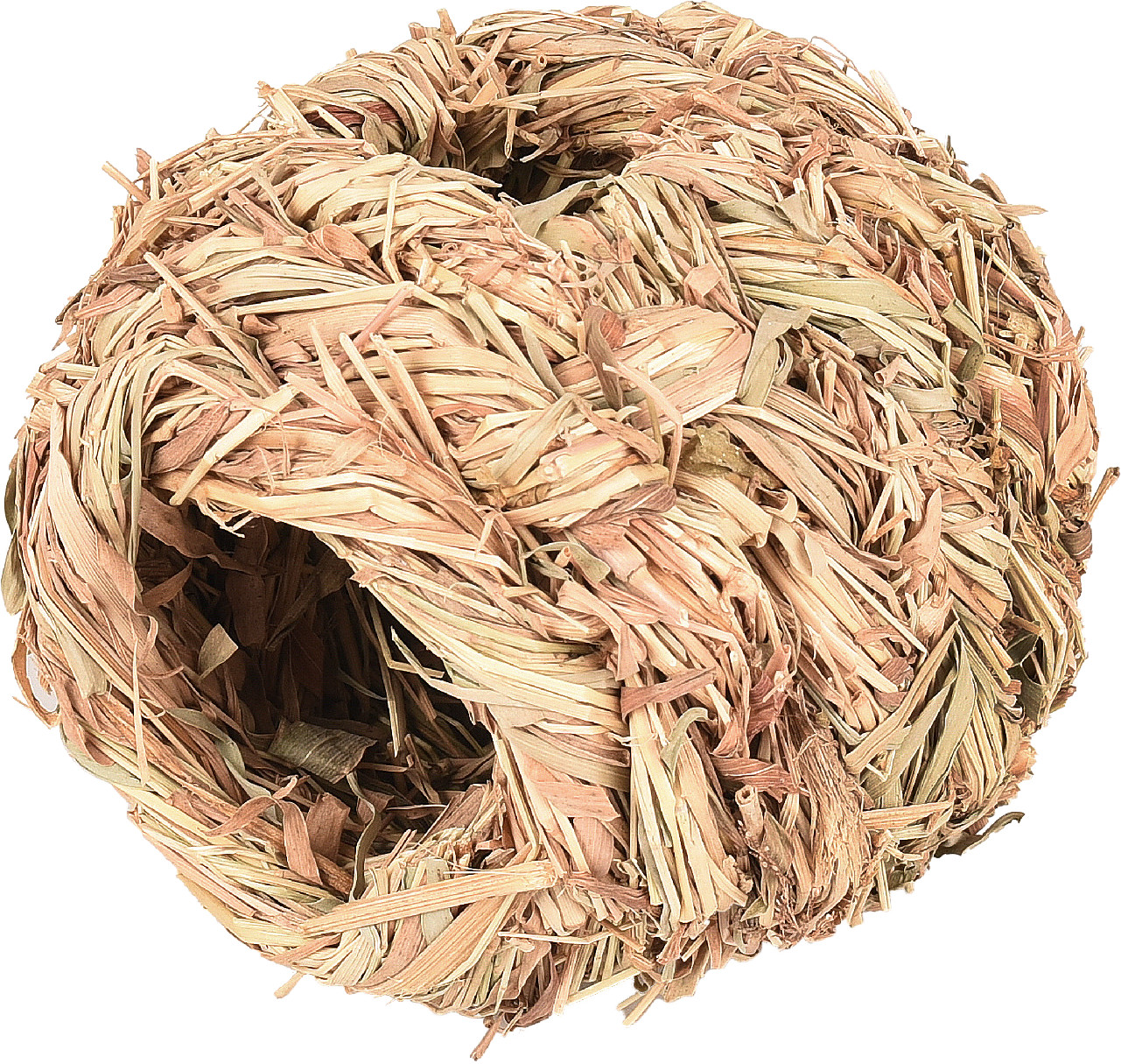 Flamingo přírodní úkryt koule SAT FRELLY GRASS BALL 4 otvory průměr 10 cm