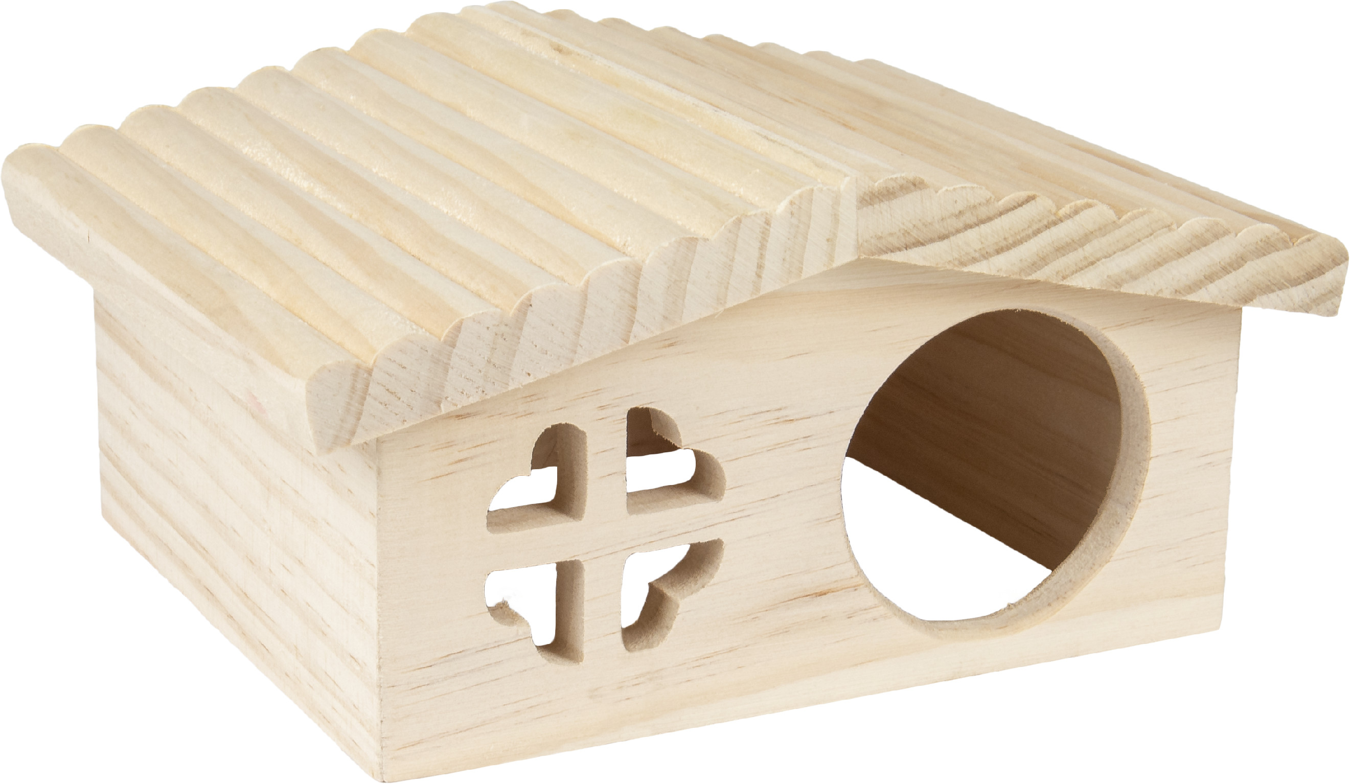 Flamingo domeček HOUSE STALLY WOOD 19,5 x 17 x 9,5 cm