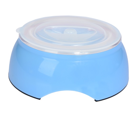 Miska plast Gimdog BOWL 2IN1 BL M modrá M