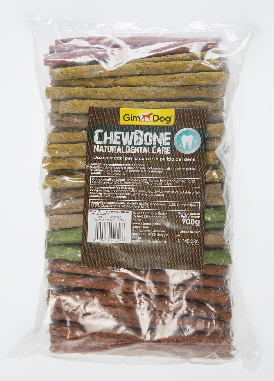 GIMDOG CHEWBONE MUNCHY kost 12,5 cm 100 ks