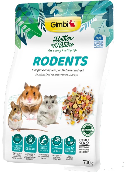 GIMBI MOTHER NATURE hlodavce 700g