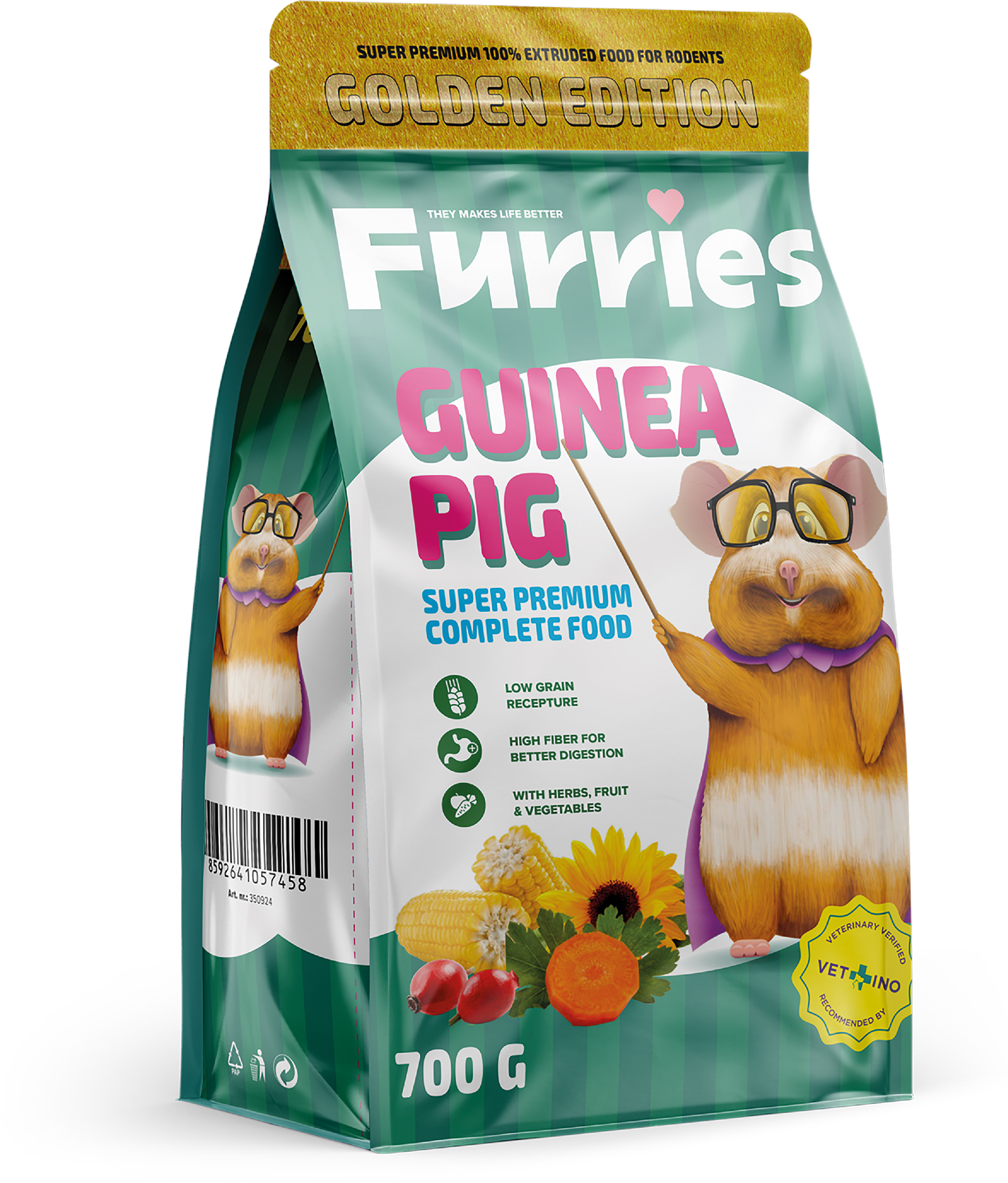 Furries extrudované granule morče 700 g