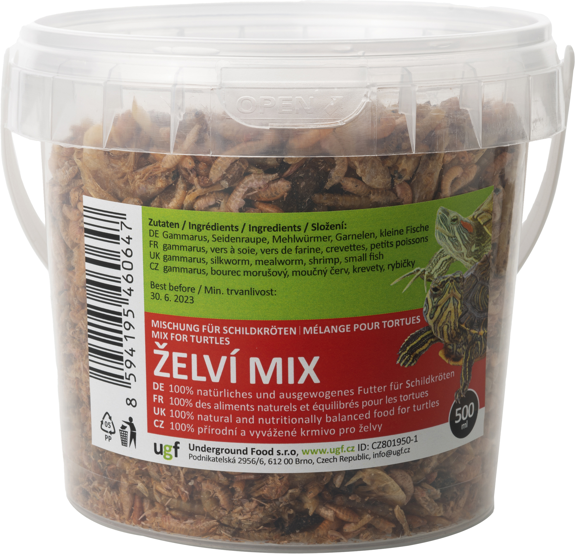 Levně Underground Food Želví mix 500 ml
