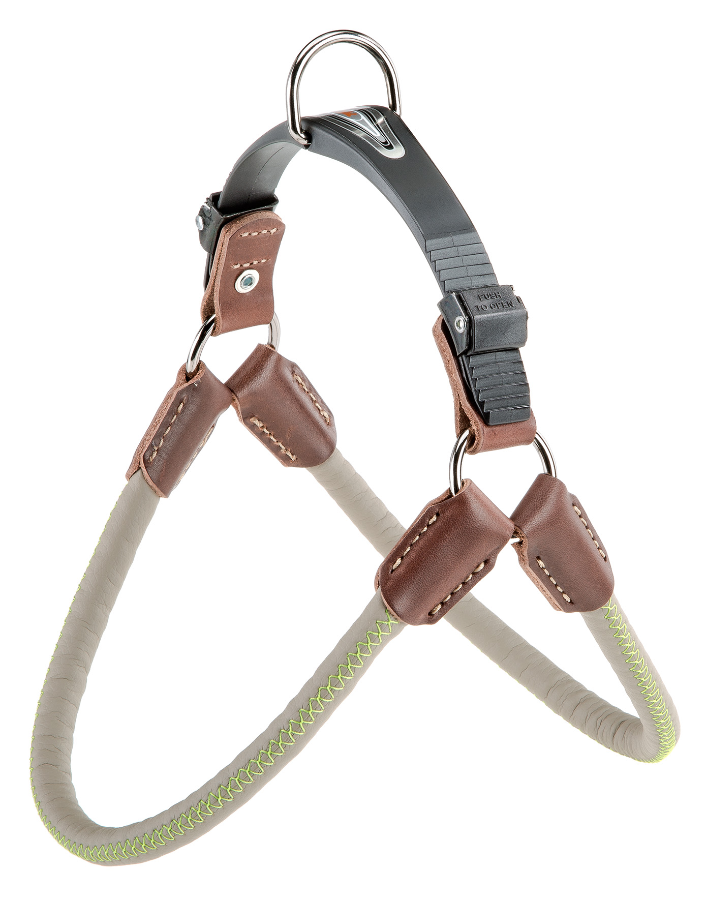 Postroj Ferplast AGILA DERBY 7 HARNESS Šedá