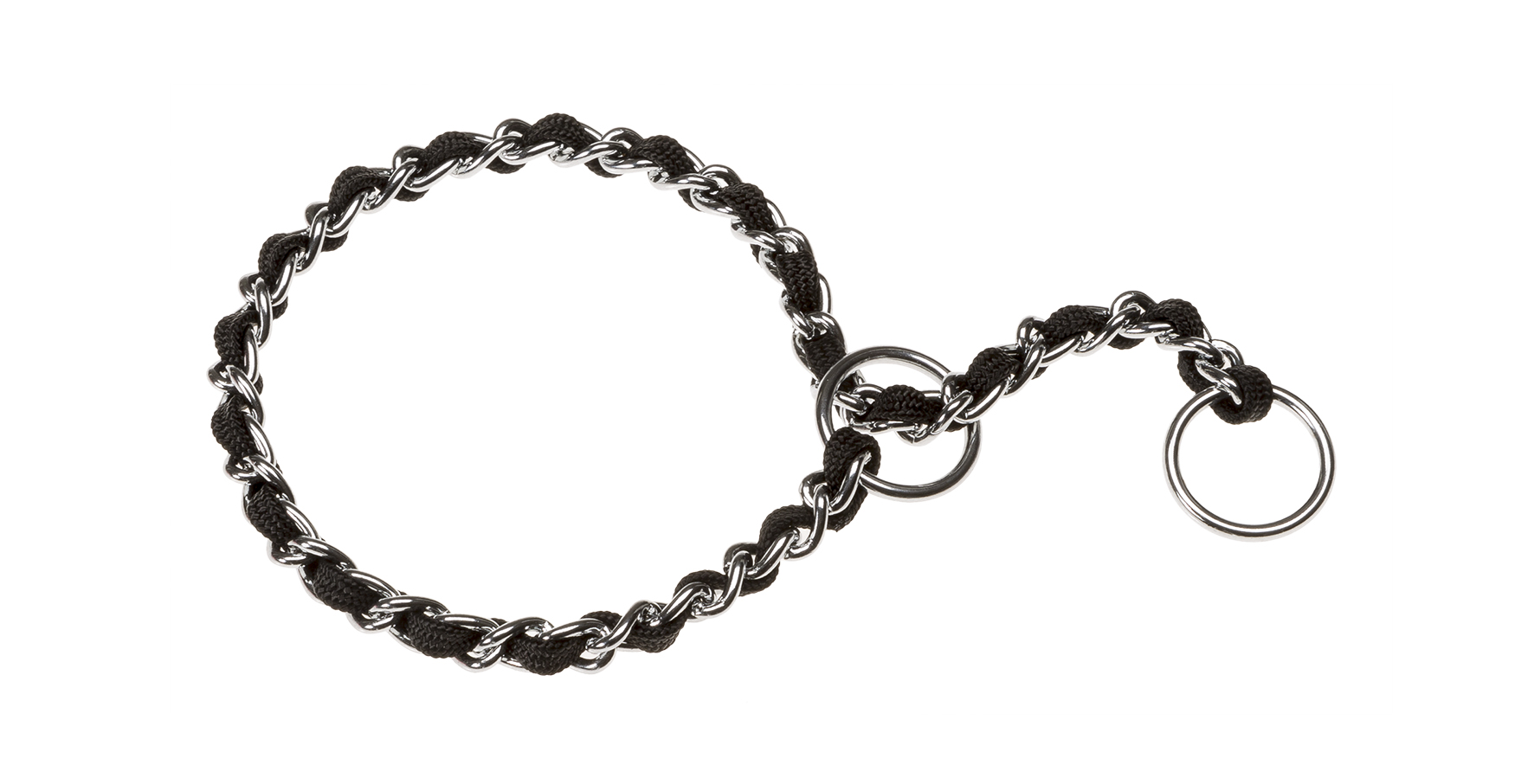 Obojek FERPLAST CHROME NYLON CS2014 Černá