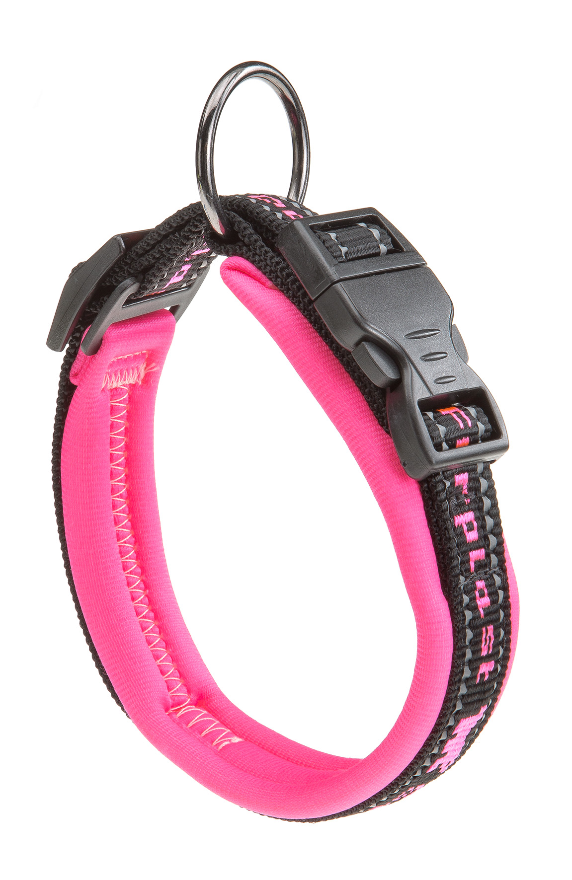 Obojek FERPLAST nylonový 1,5 x 40 cm Růžová