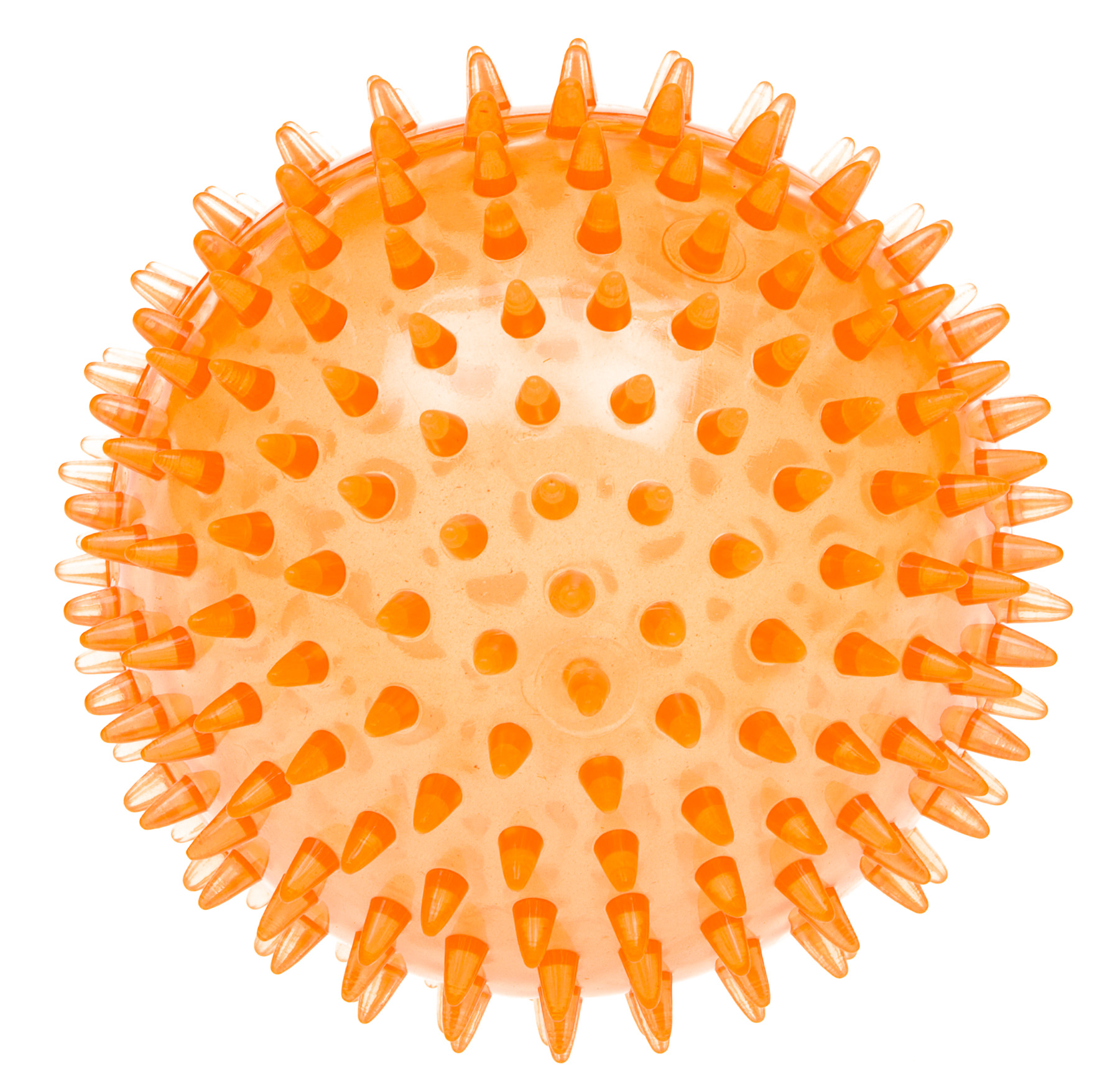 Hračka pro psy Ferplast míč s výstupky oranžový