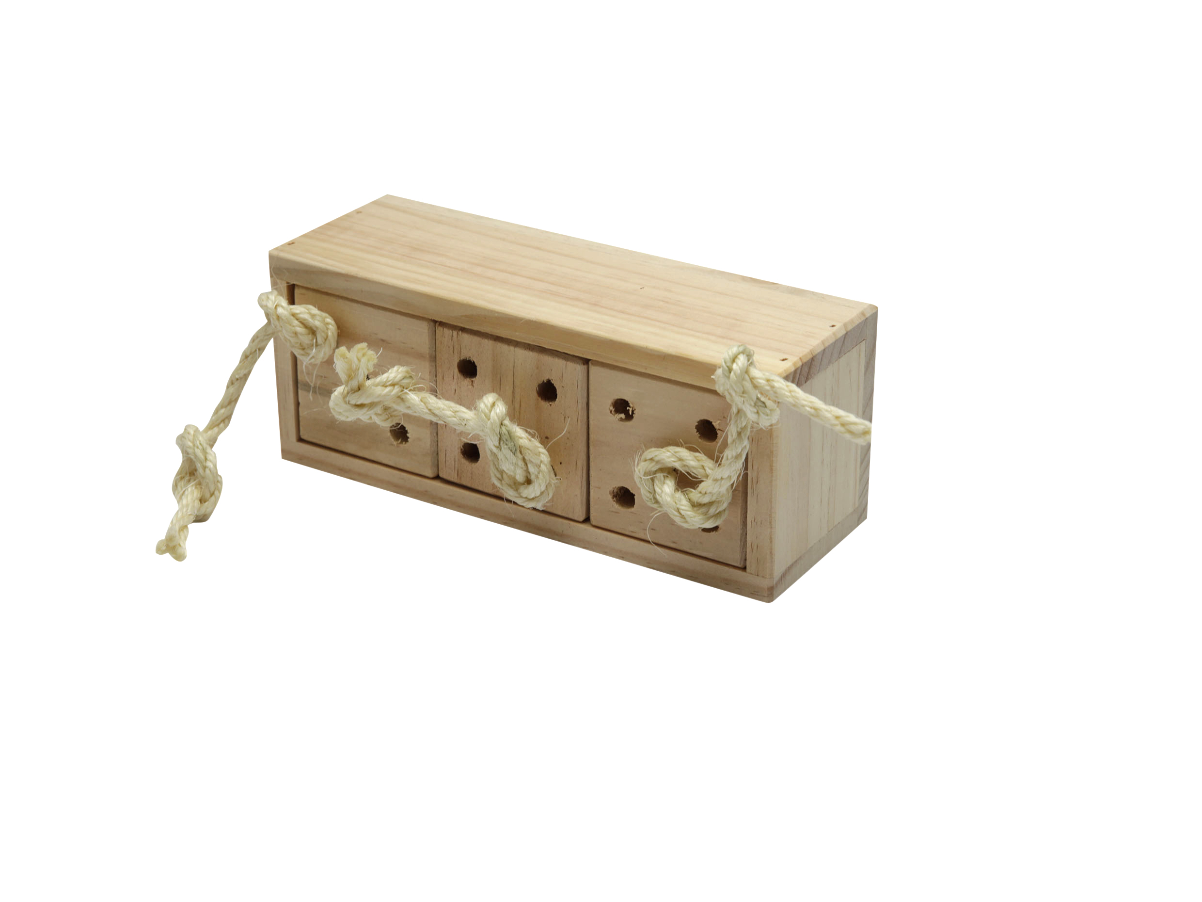 Hračka HUHUBAMBOO HLODAVCI hlavolam kostky 20 x 8,5 x 7 cm