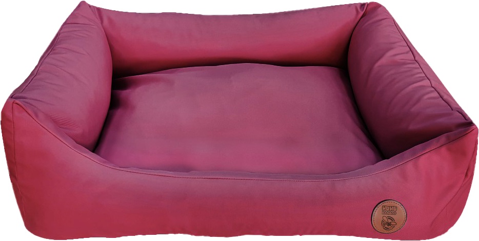 HUHUBAMBOO Pelíšek pro pejska CLASSIC, bordó velikost XL