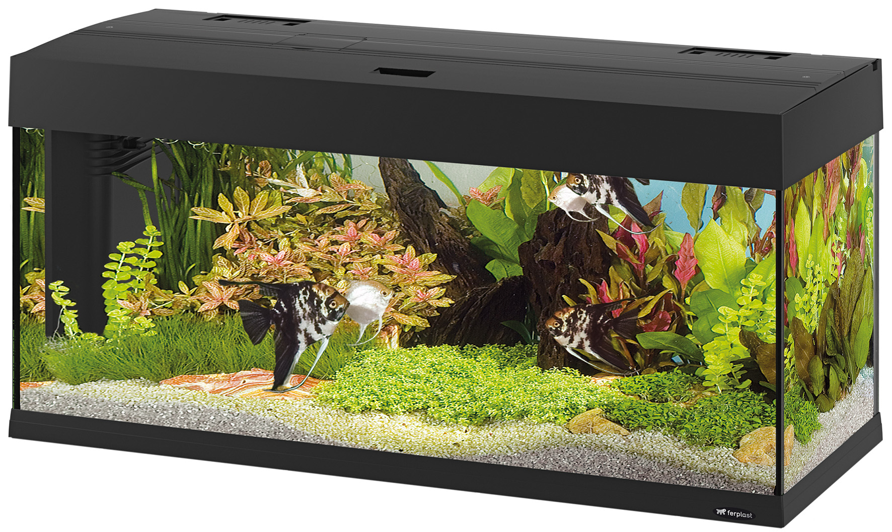 Akvarijní set FERPLAST DUBAI 100 LED AQUARIUM BLACK