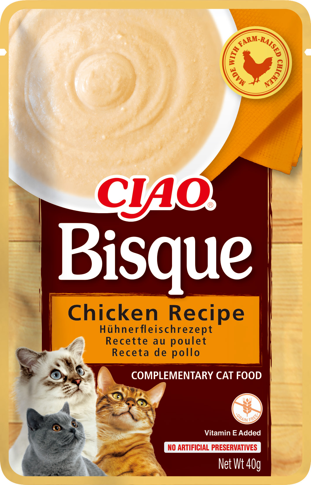 Levně Inaba Kapsička Churu Bisque - kuře 40 g