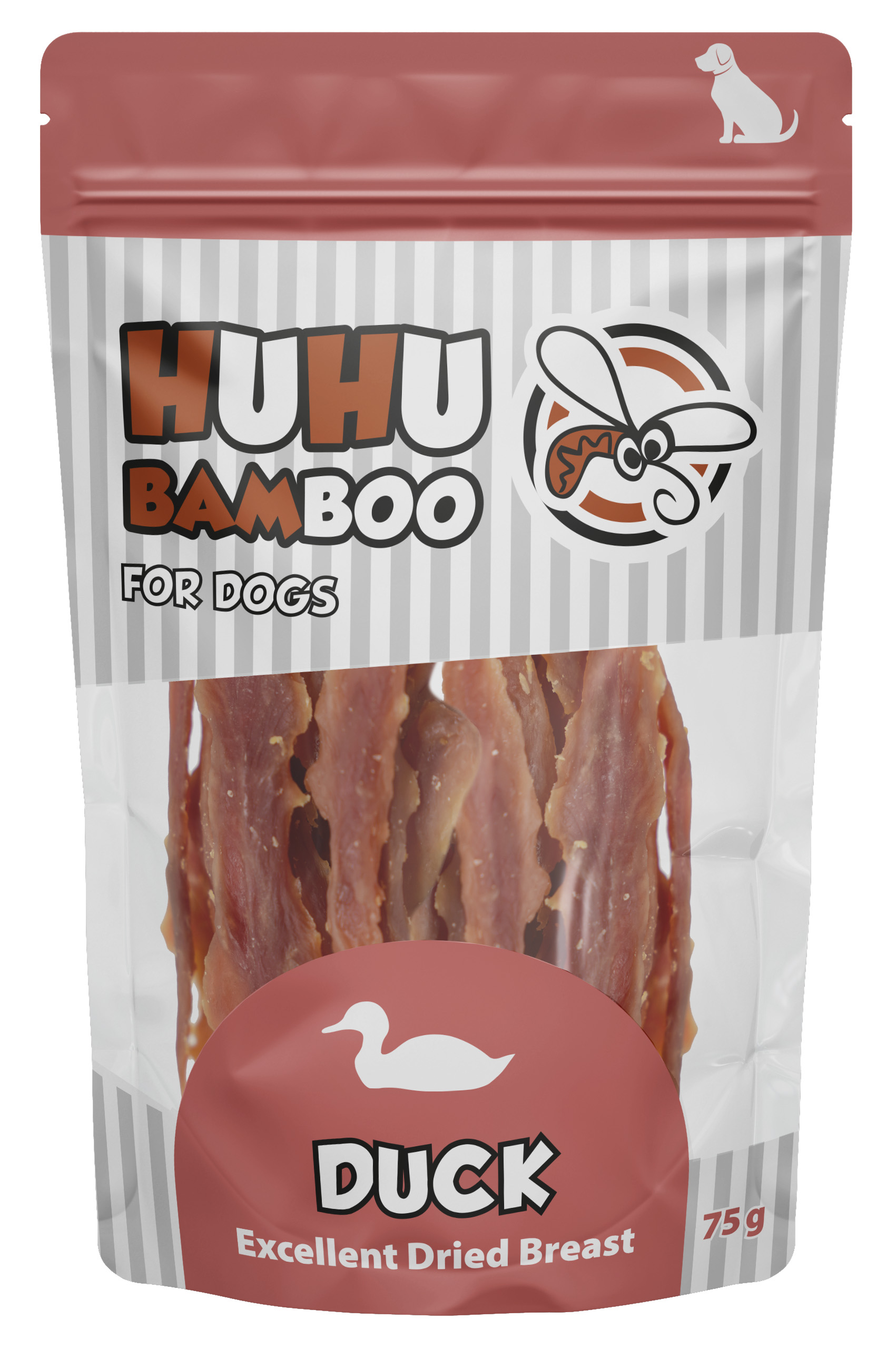 Huhubamboo Basic kachní prsa 75 g