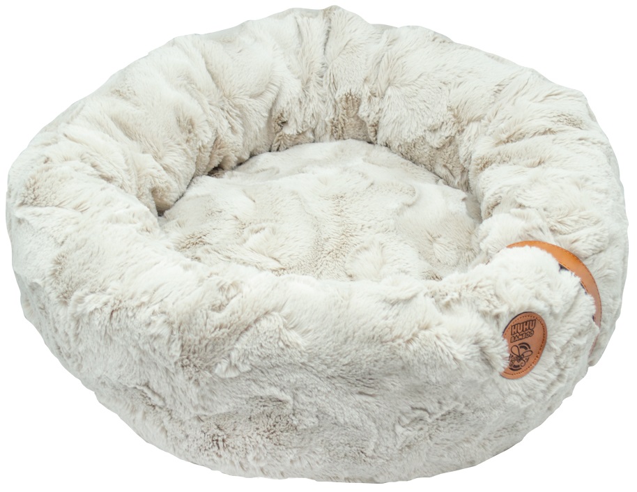 Huhubamboo ŇUŇU kulatý pelech krémový 50 cm