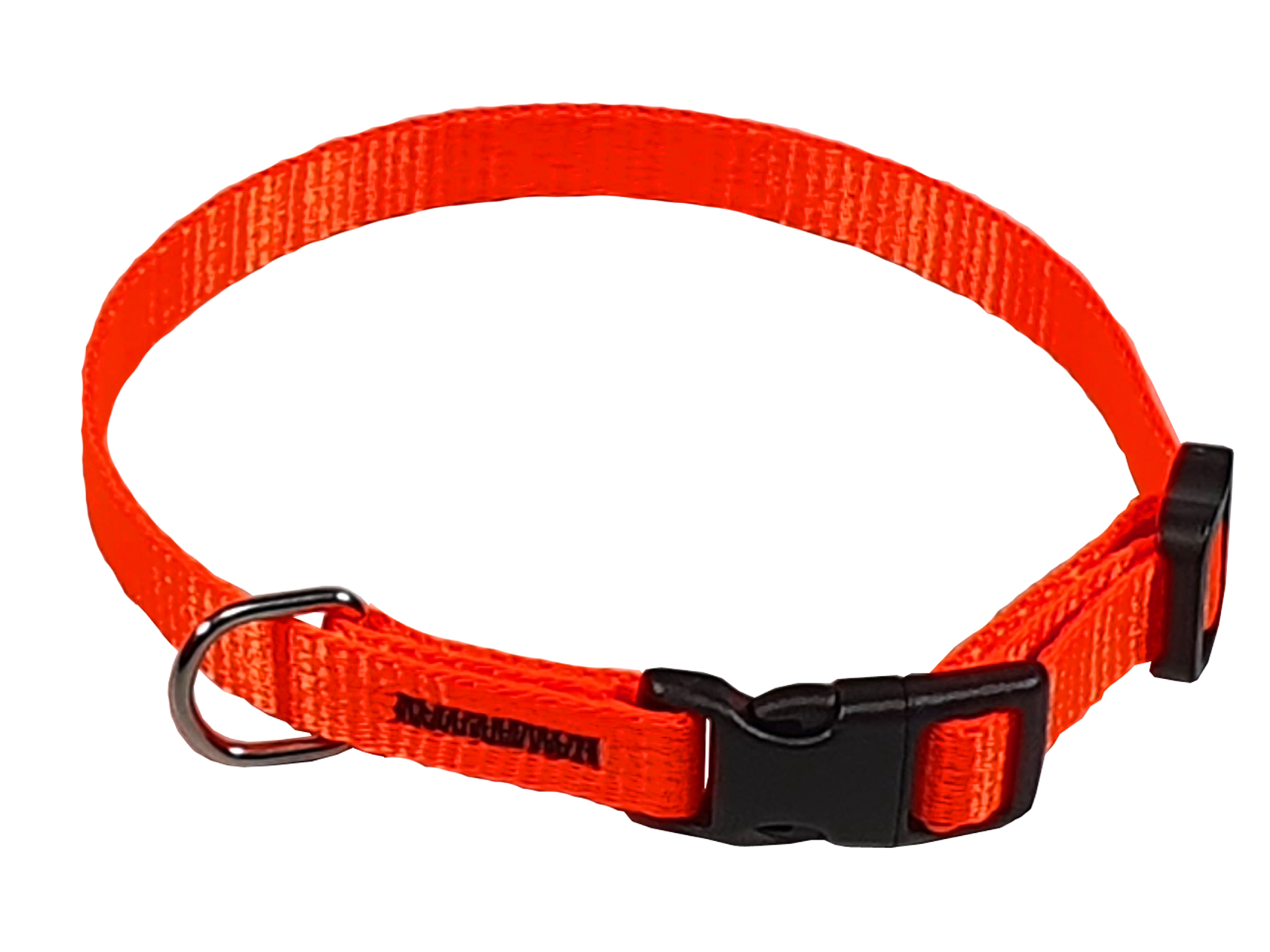 HUHUBAMBOO obojek NEON popruhový 1 x 18-26 cm, oranžový