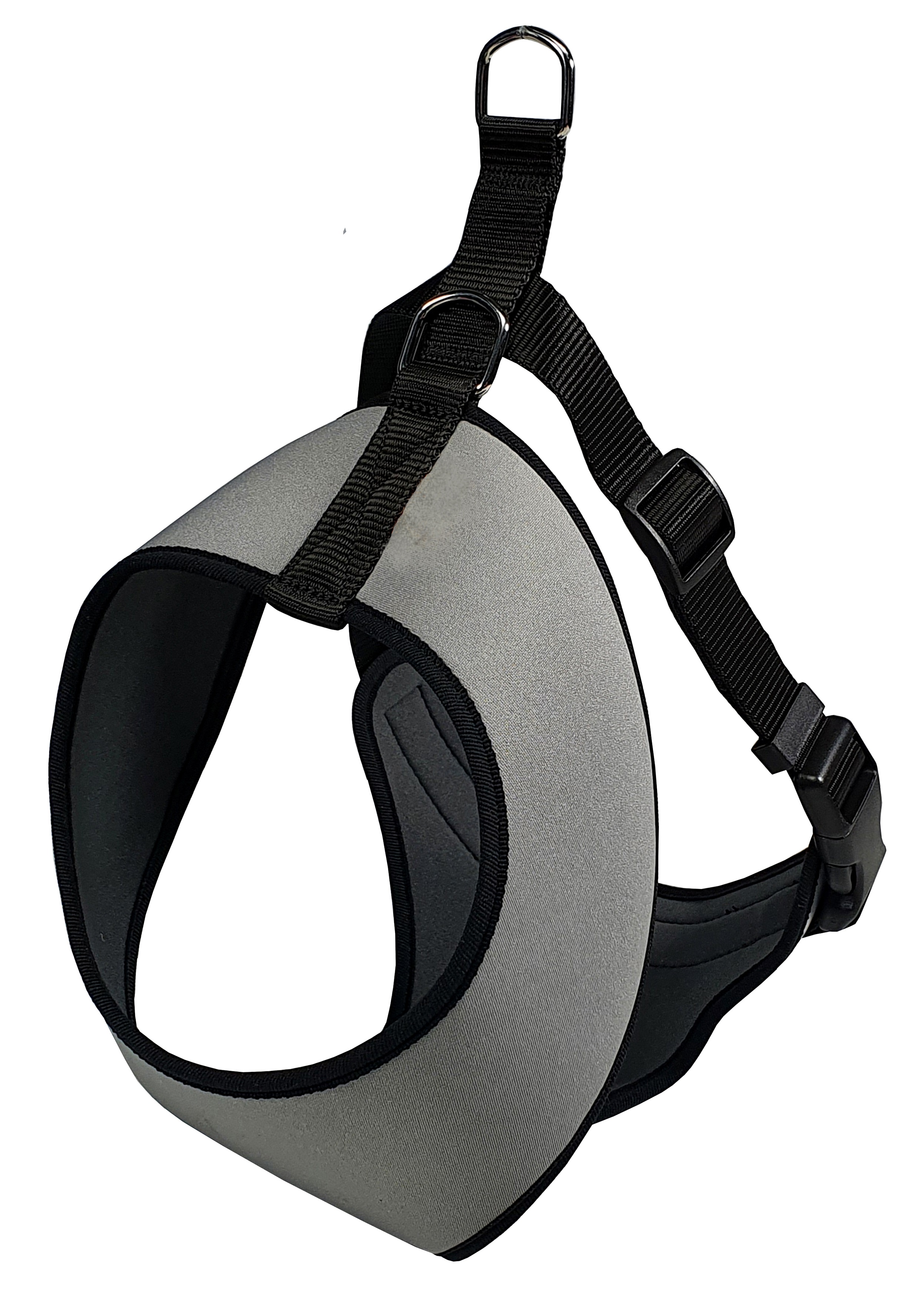 HUHUBAMBOO postroj do auta neopren, šedý vel. M