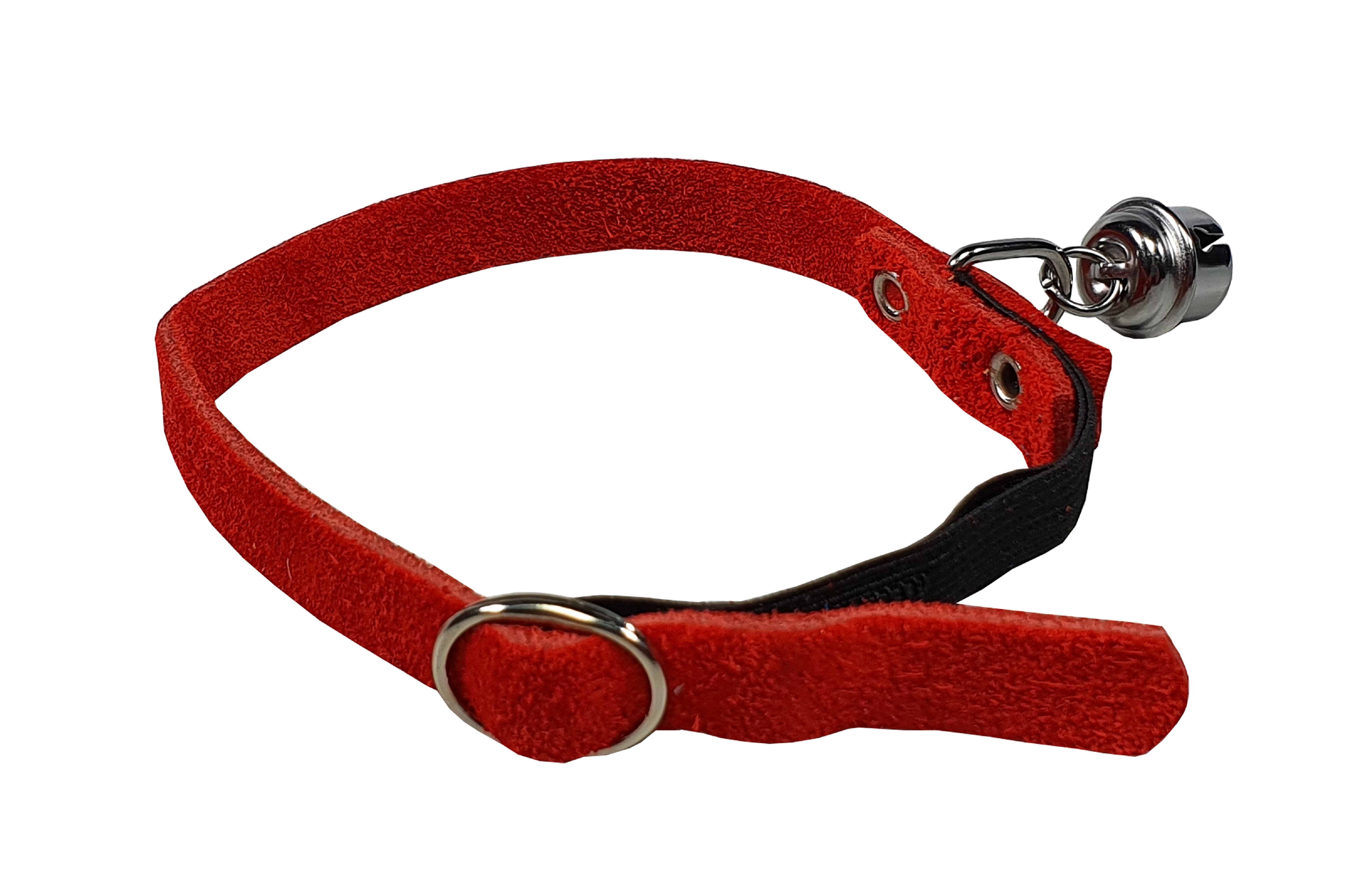 HUHUBAMBOO obojek CAT semišový 1 x 30 cm, červený