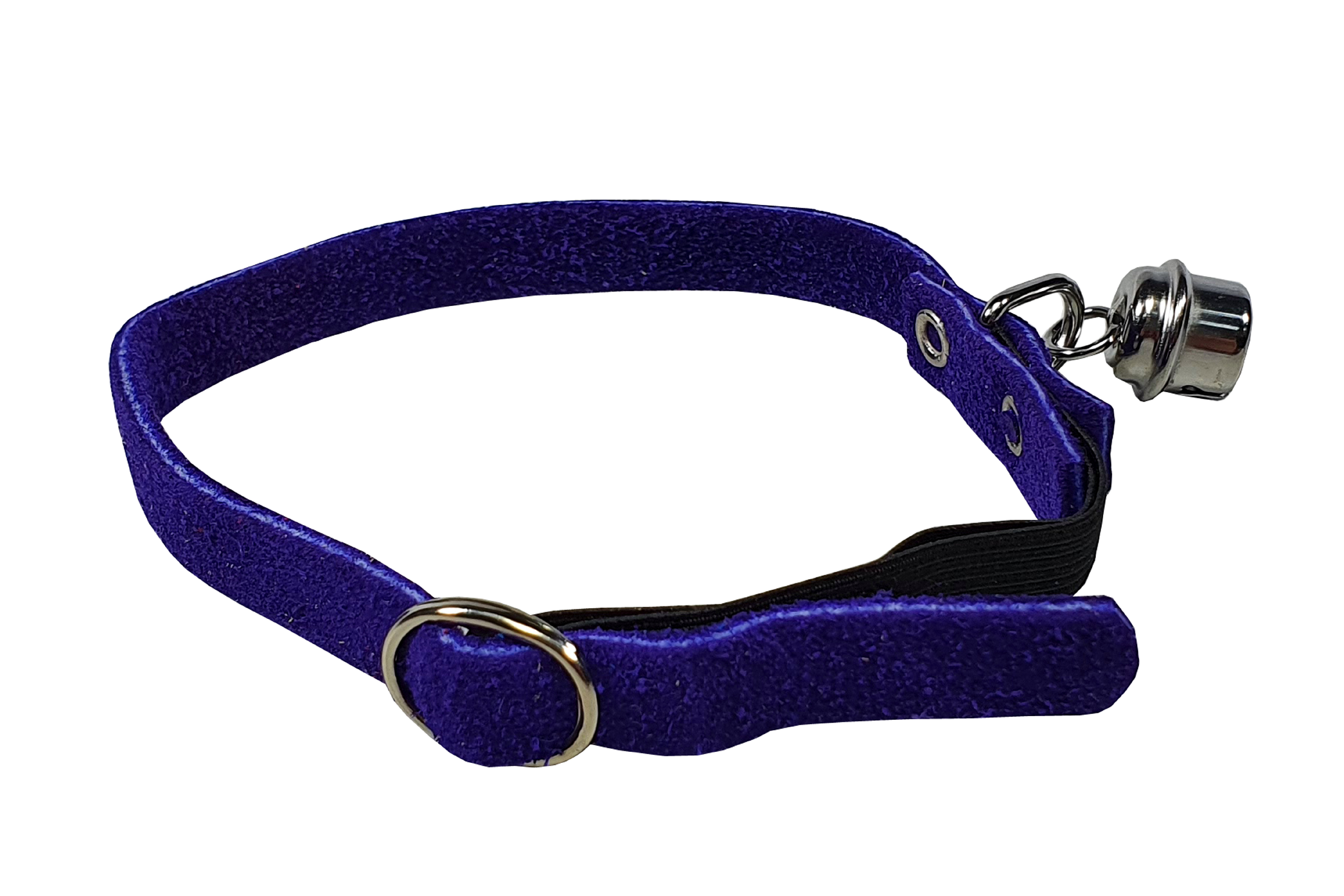 HUHUBAMBOO obojek CAT semišový 1 x 30 cm, modrý