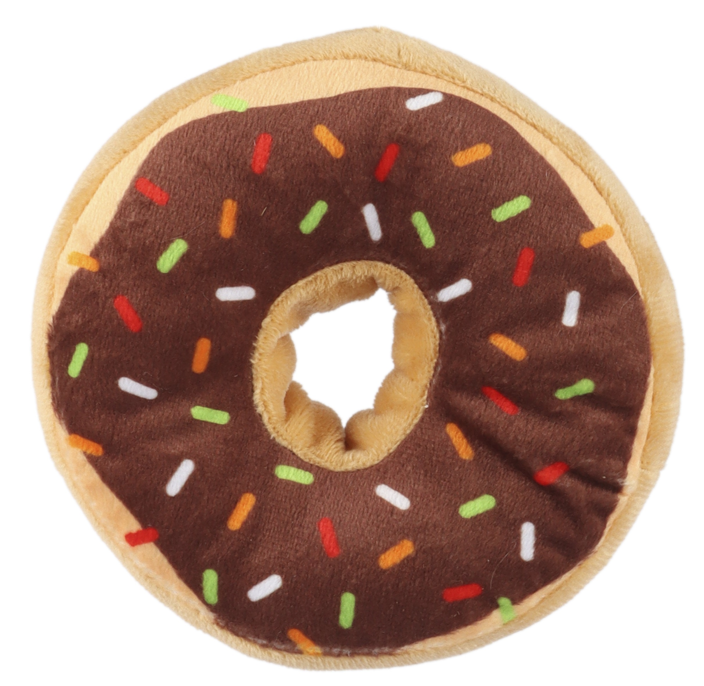 Huhubamboo hračka plyšový donut hnědý 12cm