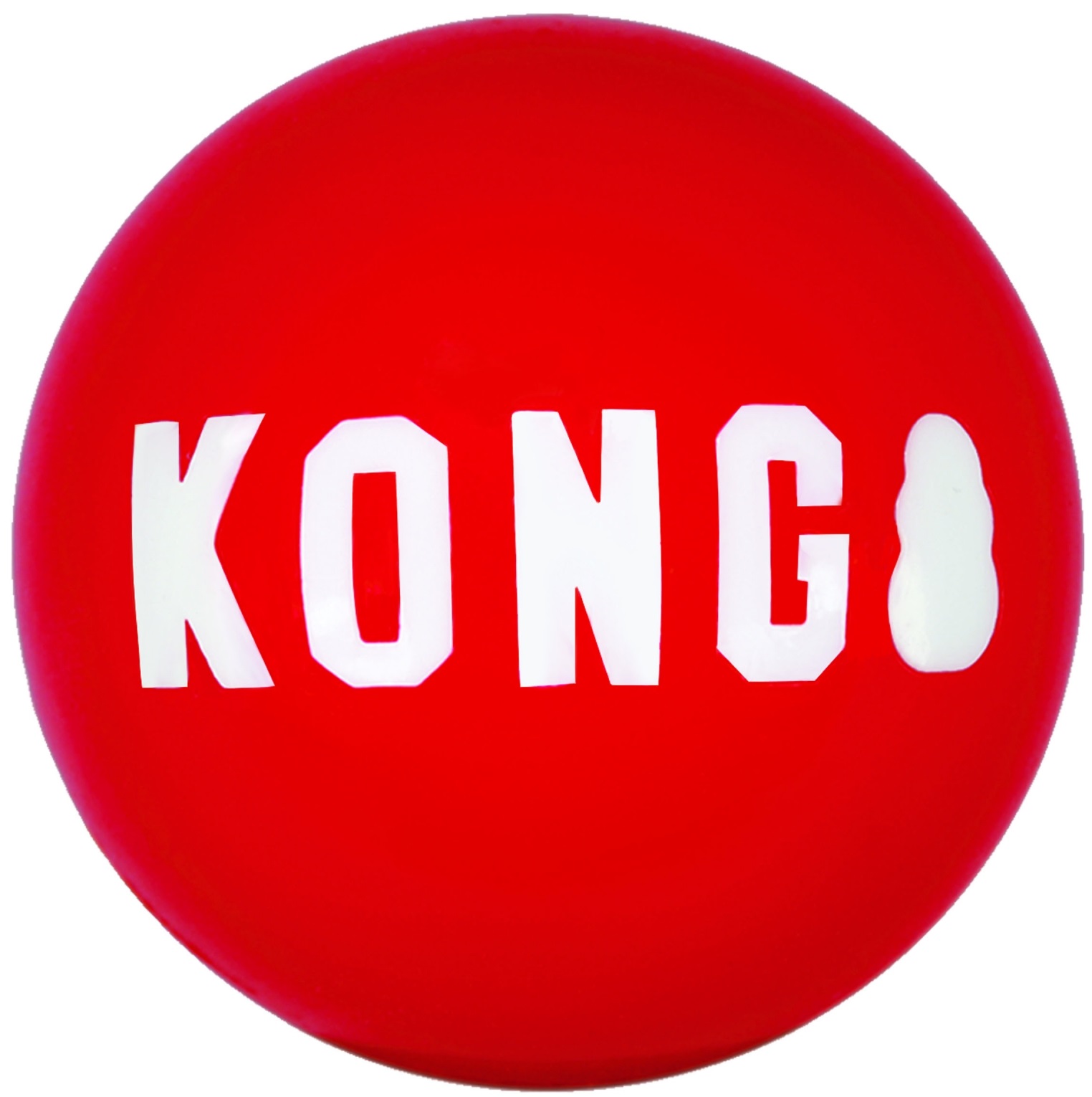 KONG Signature hračka gumový míč L 2ks