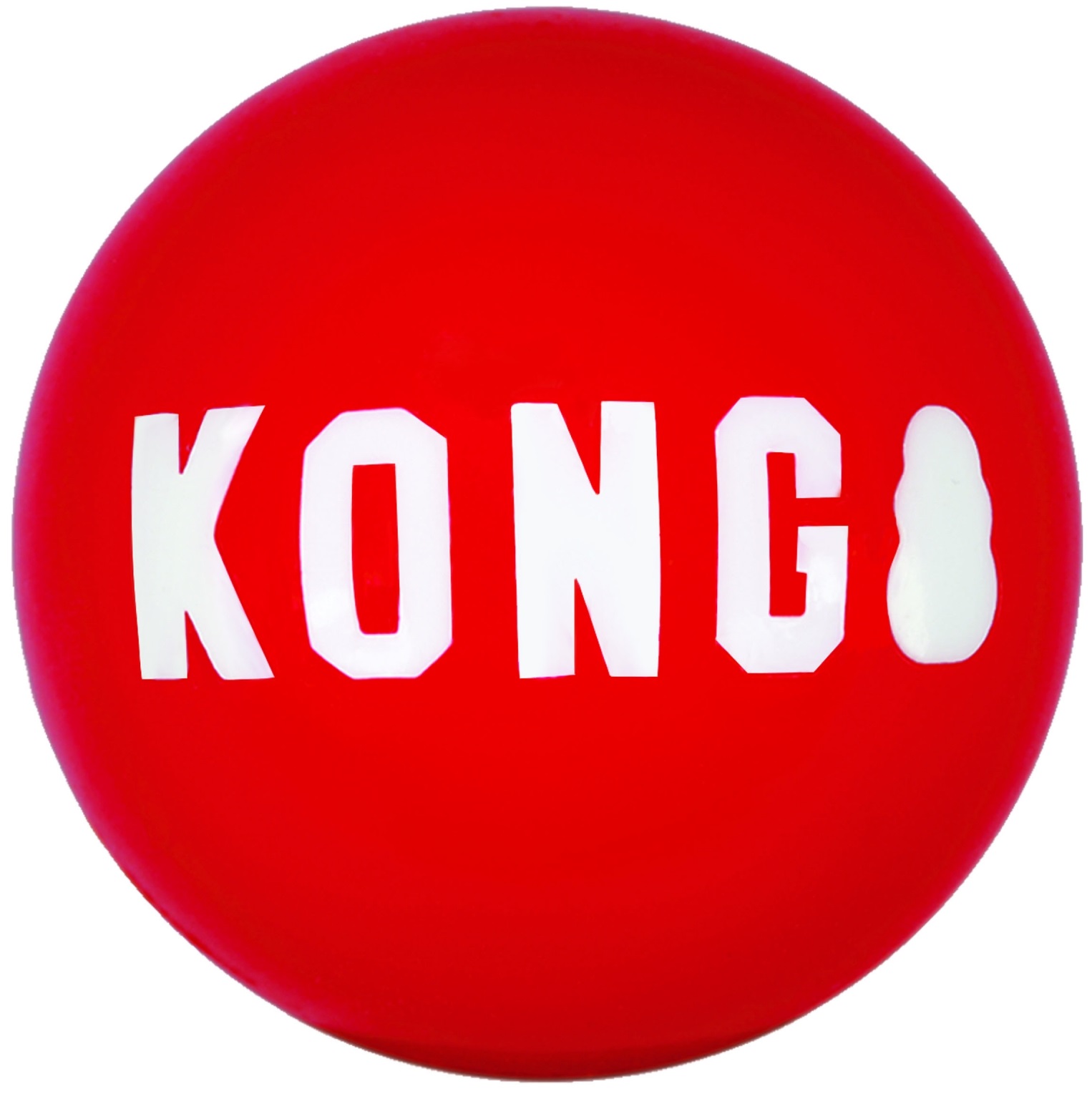 KONG Signature hračka gumový míč M 2 ks