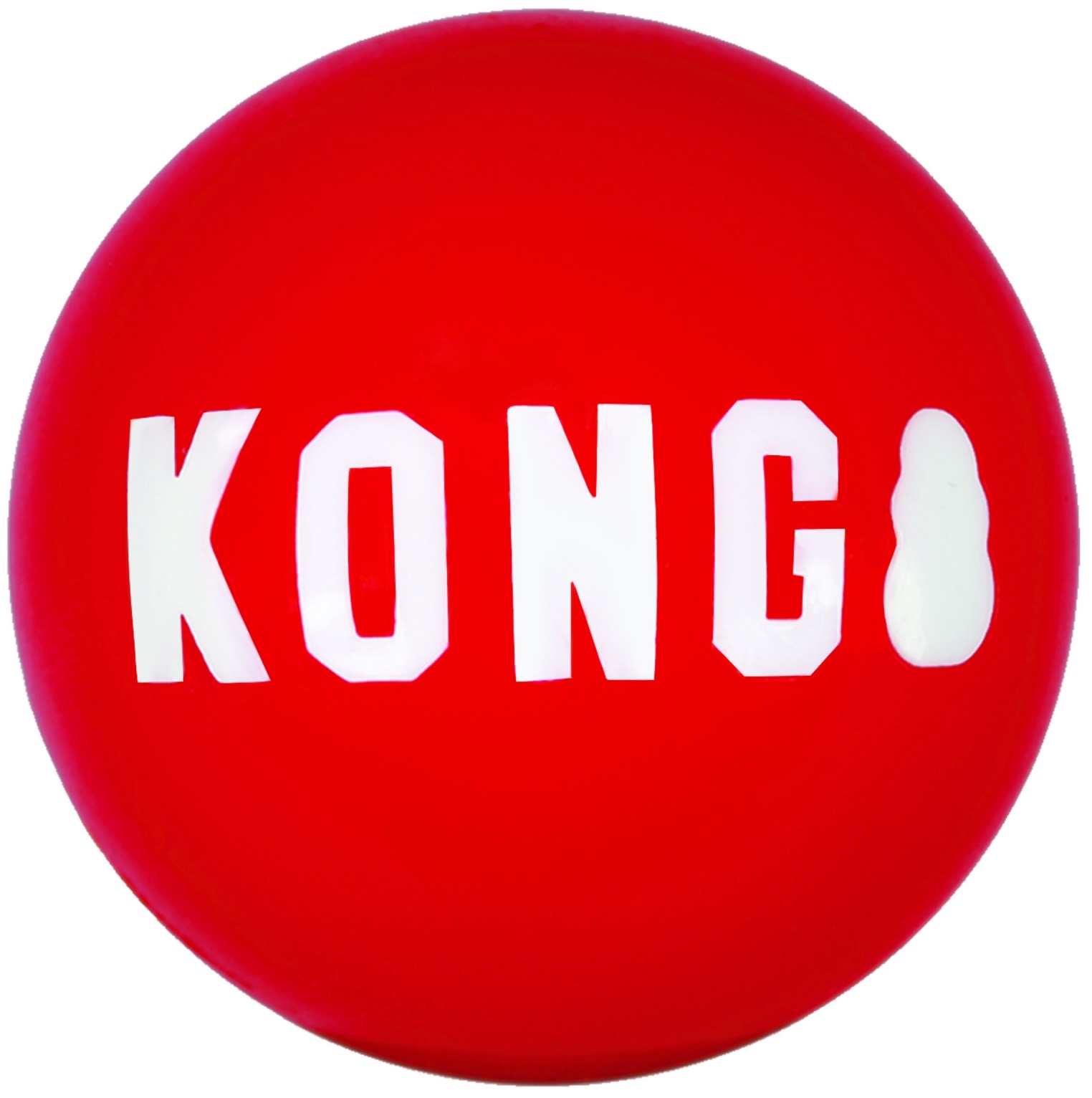 KONG Signature hračka gumový míč S 2 ks