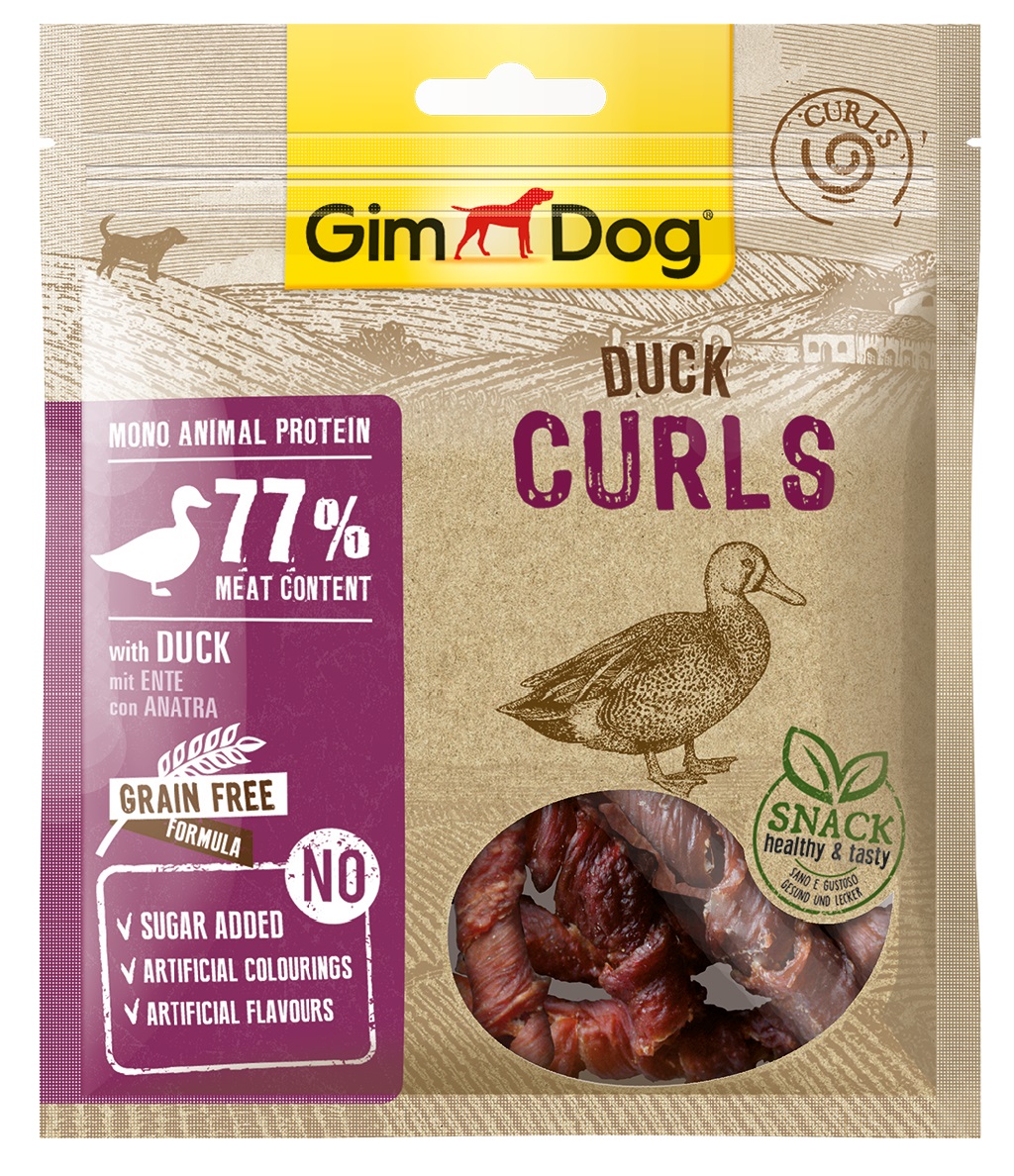Levně Gimborn IT GIMDOG Curls kachní 55g