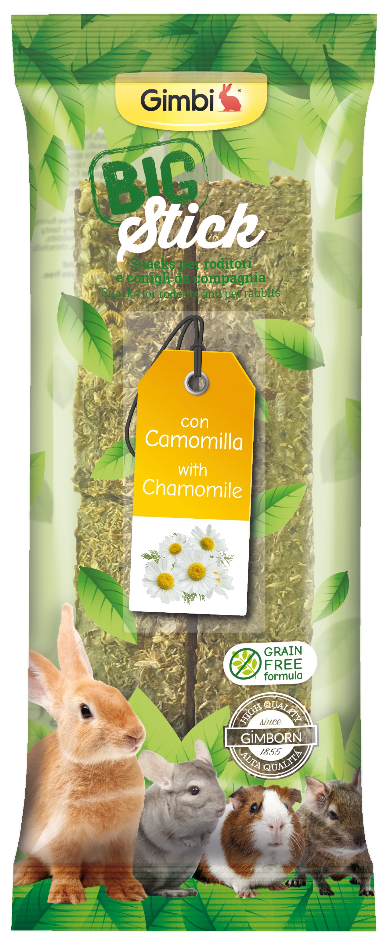 Gimborn IT GIMBI Big stick s heřmánkem 2x70g