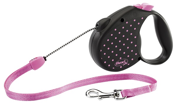 Flexi Color vodítko lanko růžové M 5m/20kg