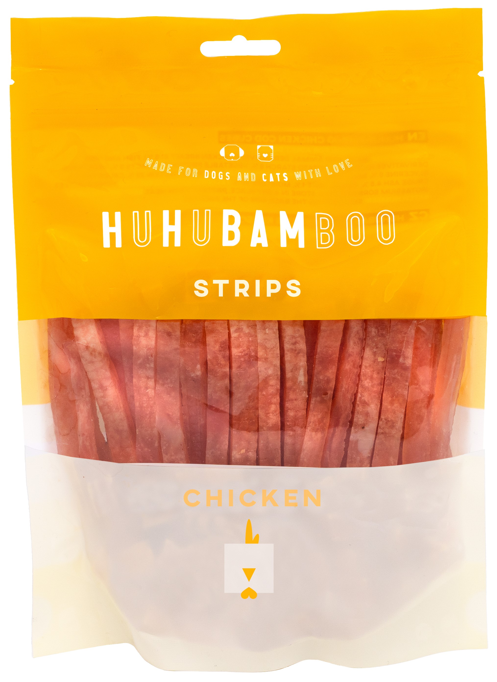 Huhubamboo kuřecí proužky 250g