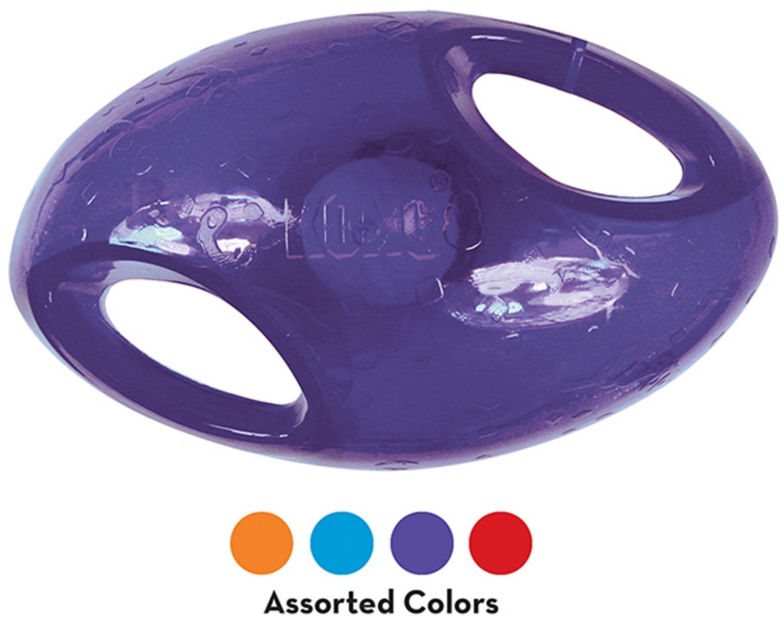 KONG Jumbler hračka gumový míč rugby M/L - více barevných variant