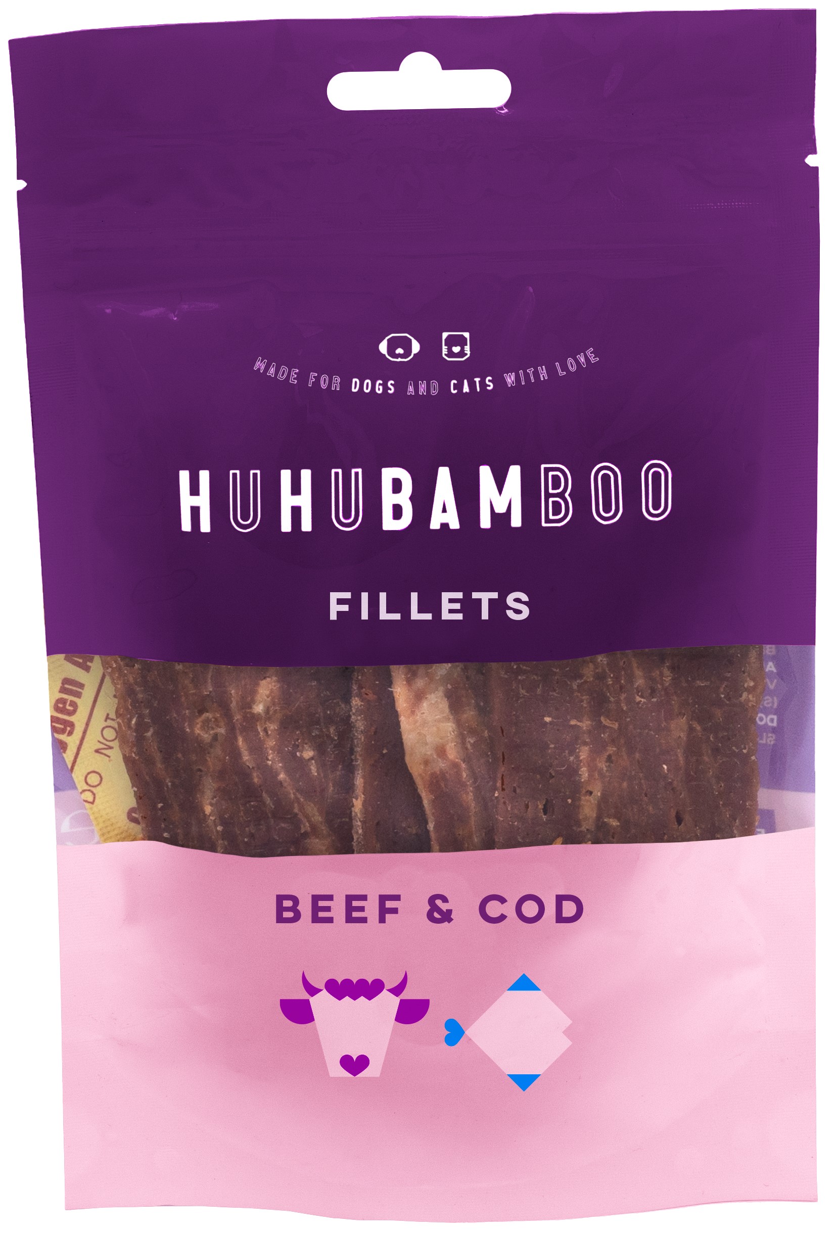 Huhubamboo hovězí filety 75g