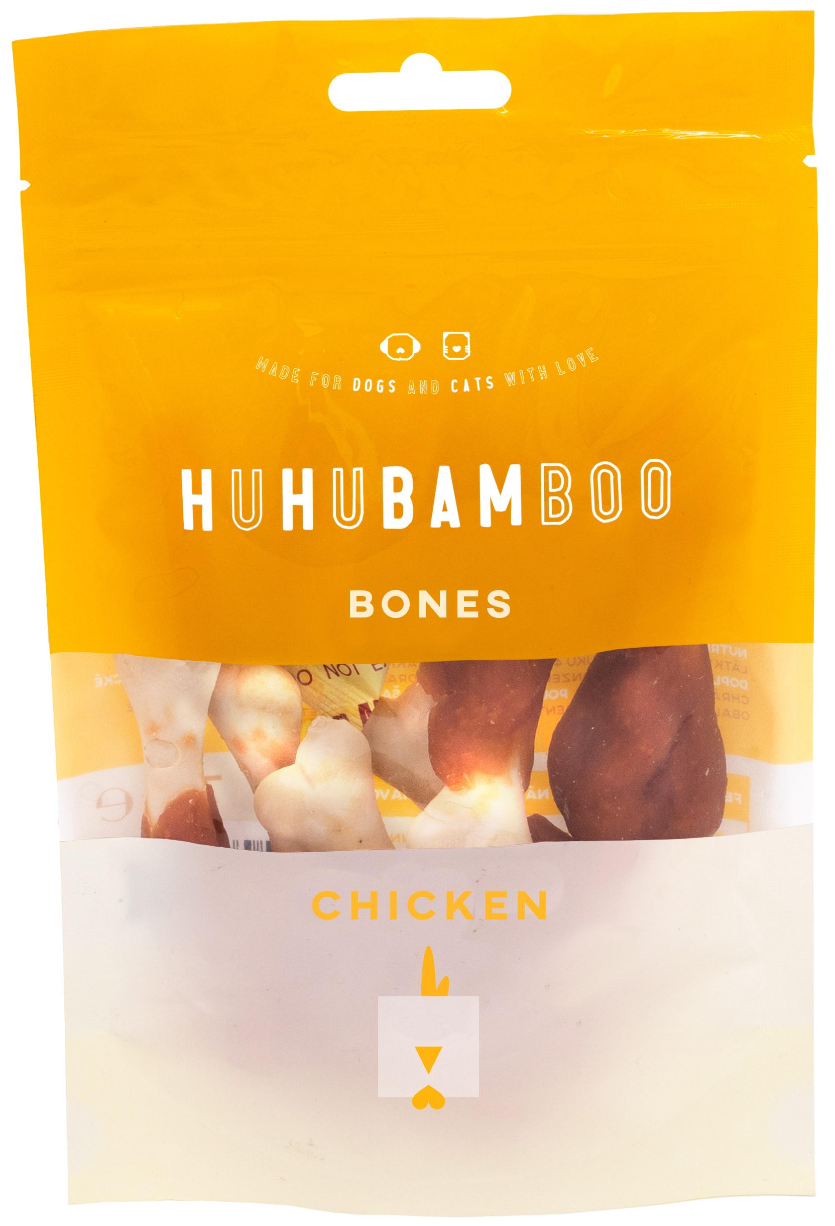 Huhubamboo kost s kuřecím 75g