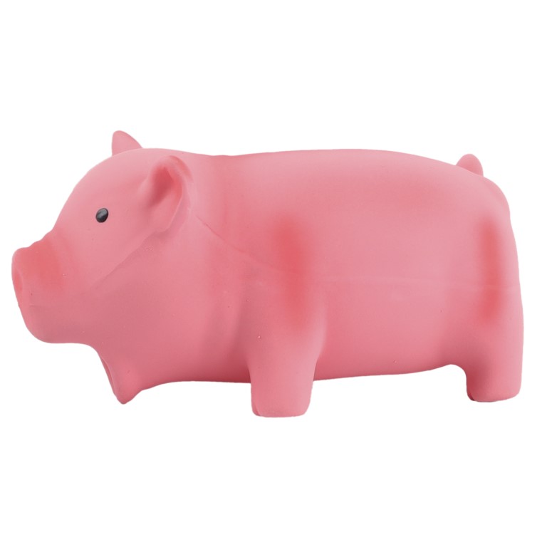 Huhubamboo pískací hračka pro psy latexové prasátko S 16cm