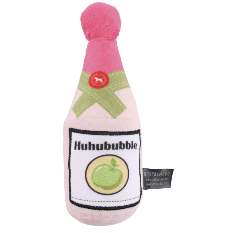 Huhubamboo plyšová hračka pro psy šampaňské růžové S 20cm