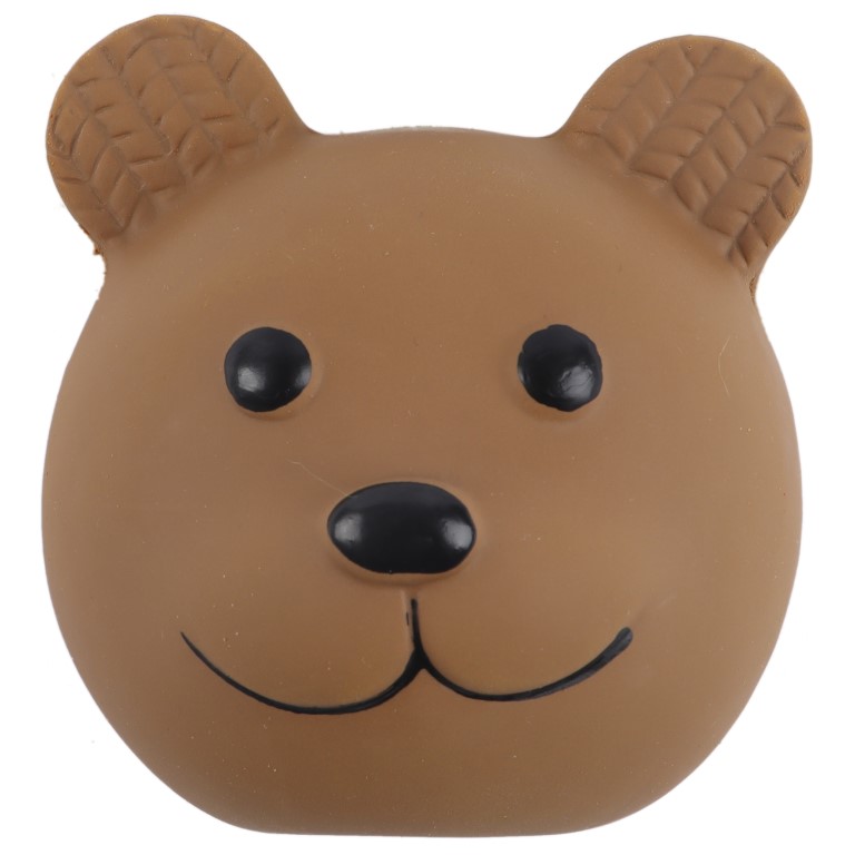 Huhubamboo pískací hračka pro psy latexový medvěd 8cm