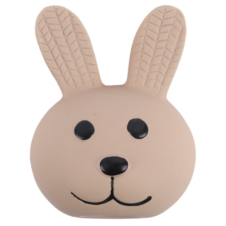 Huhubamboo pískací hračka pro psy latexový králík 8,8cm