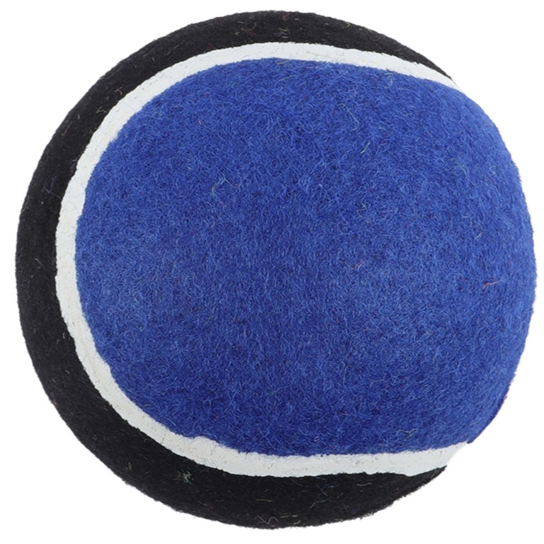 Huhubamboo hračka pro psy tenisák modrý 12,7cm