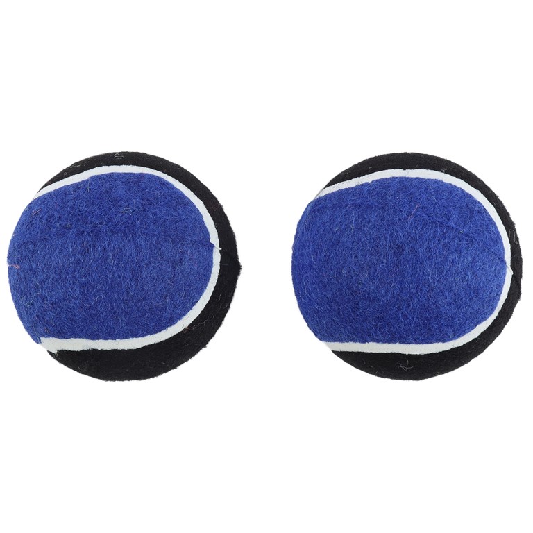 Huhubamboo hračka pro psy tenisák modrý 10cm 2ks