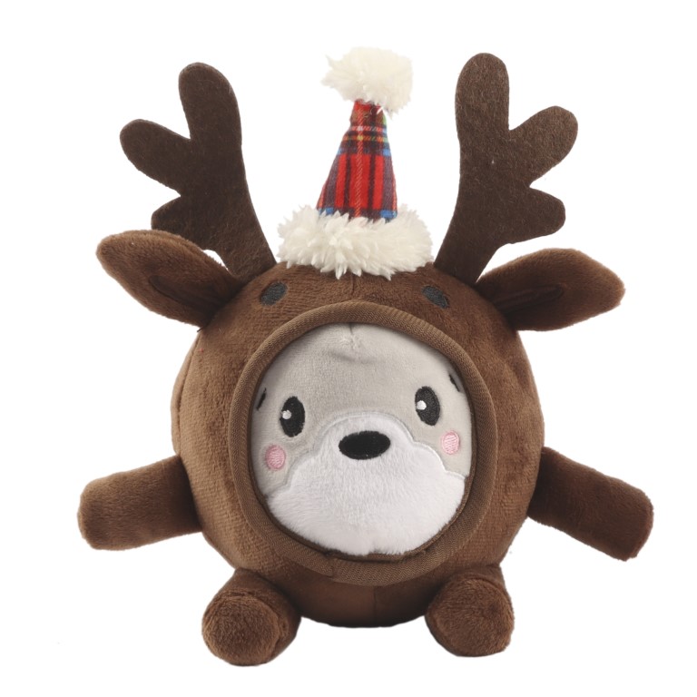 Huhubamboo plyšová hračka pro psy sob 18cm