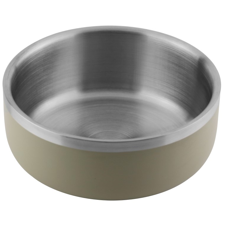 Huhubamboo miska nerezová s dvojitou stěnou šedá 700ml