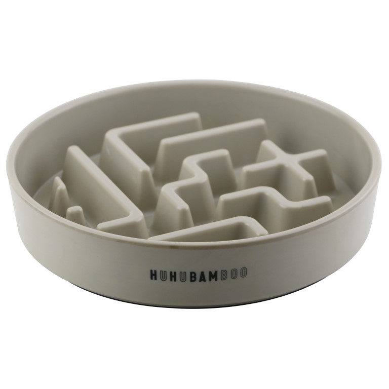 Huhubamboo miska protihltací šedá 23cm