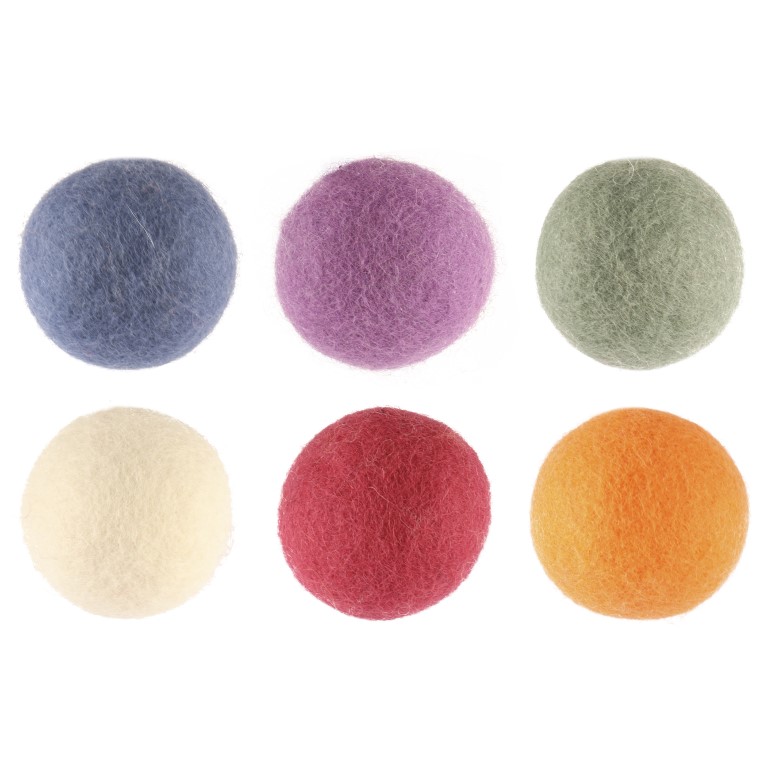 Huhubamboo hračka pro kočky - míček z vlny