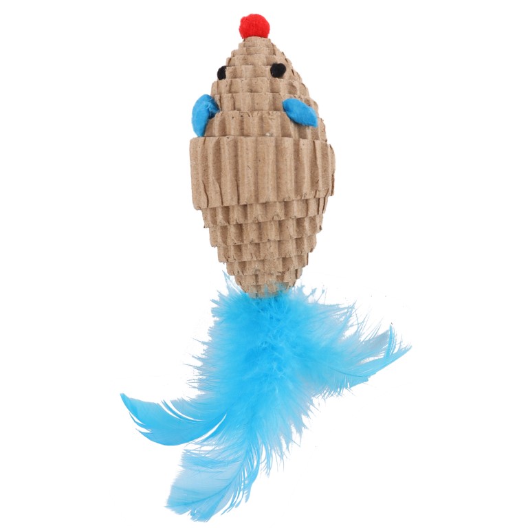 Huhubamboo hračka myš z kartonu pro kočky