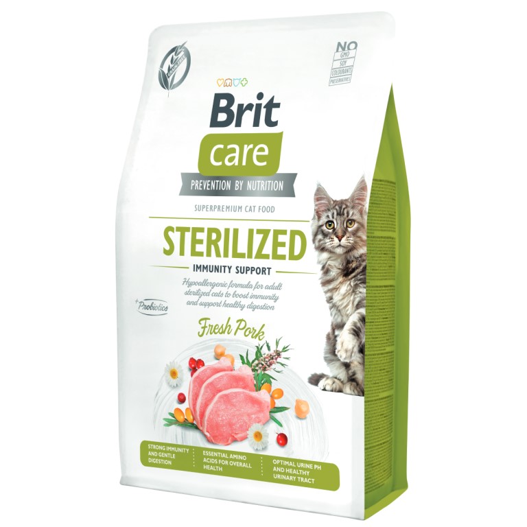 Levně Brit Care Cat Grain-Free Sterilized Immunity Support 2 kg