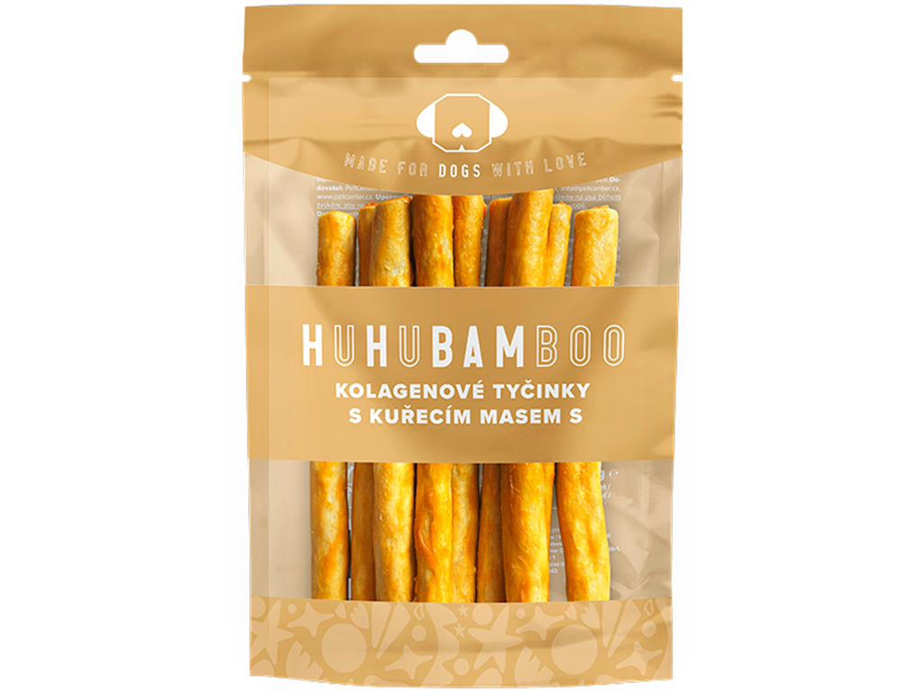 Levně Huhubamboo kuřecí kolagen stick S 10 ks