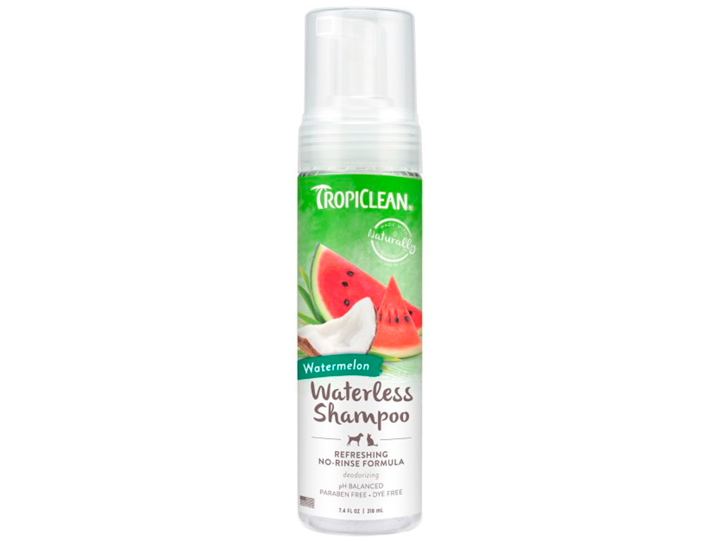 Levně TropiClean šampon bezoplachový meloun a kokos 218 ml