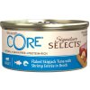 Wellness CORE Signature Selects Flaked Skipjack Tuna with Shrimp Entrée in Broth 79 g